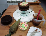 Foto del paso 20 de la receta: Tarta de Chocolate y marshmallows para Frida Khalo!!!