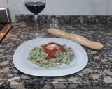 Foto del paso 7 de la receta: Fideos de espinaca