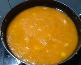 A picture of step 3 of Pineapple Kesari.