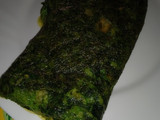 Arrollado de espinaca