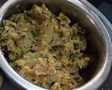 A picture of step 2 of Aloo anardana gujiya.