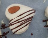 Une image de l'étape 5 de Sablés au flan caramel.