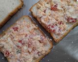 A picture of step 2 of Paneer Sandwich.