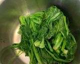 Hình bước làm 3 của món Cải Bó Xôi Trộn Dầu Mè Hàn Quốc
