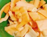 Hình bước làm 1 của món Chè bánh lọt trái cây