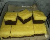 Foto langkah ke 10 dari resep Brownies kukus coklat keju bahan minimalis rasa maksimalis.