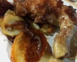 Foto del paso 6 de la receta: Pollo teriyaki con papas