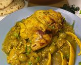 A picture of step 13 of Moroccan Chicken Tagine with Green Olives.