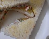 A picture of step 3 of Veg mayonnaise sandwich.