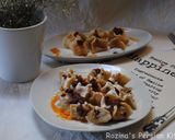 A picture of step 19 of Manti (Persian dumpling).