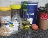 Foto del paso 1 de la receta: Bizcochitos de chocolate con maní y chispas 🍪🥜🍫