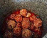 Foto del paso 7 de la receta Albóndigas en salsa con tomate y vino en Olla Gm G / Normal o fuego lento