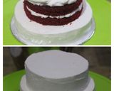 Foto langkah ke 11 dari resep Red Velvet Faultline Cake.