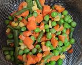 A picture of step 2 of Oats masala veggie soup.