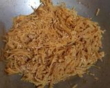 A picture of step 2 of Chicken Bambooshoot Spring Roll (Lumpia).