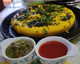 खट्टा मीठा ढोकला (khatta meetha dhokla recipe in Hindi) रेसिपी चरण 3 फोटो