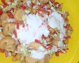 A picture of step 12 of Vegetable Chickpea Dahi Bara.