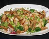 A picture of step 8 of Asian grilled chicken with edamame salad.