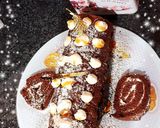 Une image de l'étape 9 de Bûche de Noël chocolat mascarpone 😋 #recettesdefete.