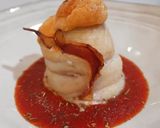 Foto del paso 5 de la receta: Popietas de panga rellenas de jamón y gratinadas