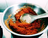 A picture of step 2 of સ્વાદ ભરેલી રસીલી મીઠી મધુરી બીરંજ સેવ.