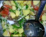 A picture of step 5 of Vegetables rice.