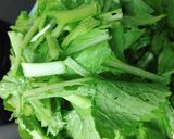 Hình bước làm 1 của món Canh Cải Nấu Ruốc Tươi