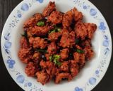 A picture of step 4 of Beetroot pakoda.