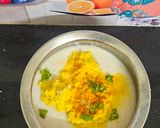 A picture of step 2 of Sweet corn dhokla.