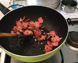 Foto langkah ke 2 dari resep Tumis kacang panjang terasi - tabur cakwe, ala Shelly.