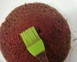 A picture of step 20 of Eggless Red Velvet Cake (without oven).