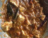 A picture of step 8 of Kadhai paneer.