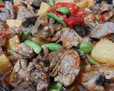 Foto langkah ke 4 dari resep Sambal Goreng Ati dengan Petai.