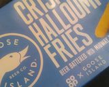 A picture of step 2 of Crispy halloumi fries.