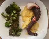 Foto del paso 4 de la receta: Pulpo en base de patata con brócoli