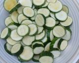 A picture of step 2 of Baby marrow and carrot salad.