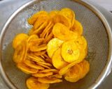 A picture of step 5 of Nendran chips.