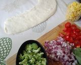 Foto del paso 3 de la receta Pizza arcoiris vegana