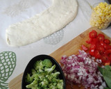 Foto del paso 3 de la receta: Pizza arcoiris vegana
