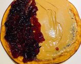 A picture of step 4 of Yummy Peanut 🥜 Butter & Jelly Stuffed Pancakes 🥞.