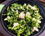 A picture of step 6 of Organic Home Grown Cauliflower and Greens Salad.