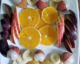 A picture of step 4 of Pakistani Fruit Chat.