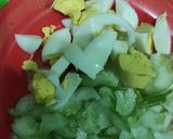 Foto langkah ke 2 dari resep Salad Timun Telur Rebus #476³¹.