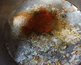 A picture of step 1 of Spicy black chole chaat.