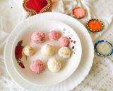 A picture of step 5 of Coconut Gulkand Dry Fruit LADDU (No cook Recipe).