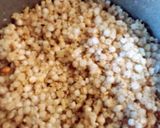 A picture of step 4 of Sabudana khichdi 😋.