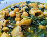 Foto del paso 8 de la receta Potaje de garbanzos con calamar y espinacas