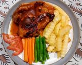 Foto langkah ke 5 dari resep 6. CHICKEN STEAK sauce BARBEQUE.