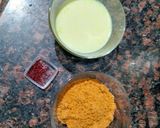 A picture of step 1 of Caramelized Apple Phirni with Shakkar.