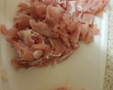 A picture of step 1 of My Bacon, onion, Tomato & Cheese Omelette.